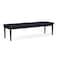 Lesro Lenox Steel 3 Seat Bench, Navy/Midnight Seat, Navy/Midnight Back, 67 W 21 L 18.5 H LS3001 - alternate 2